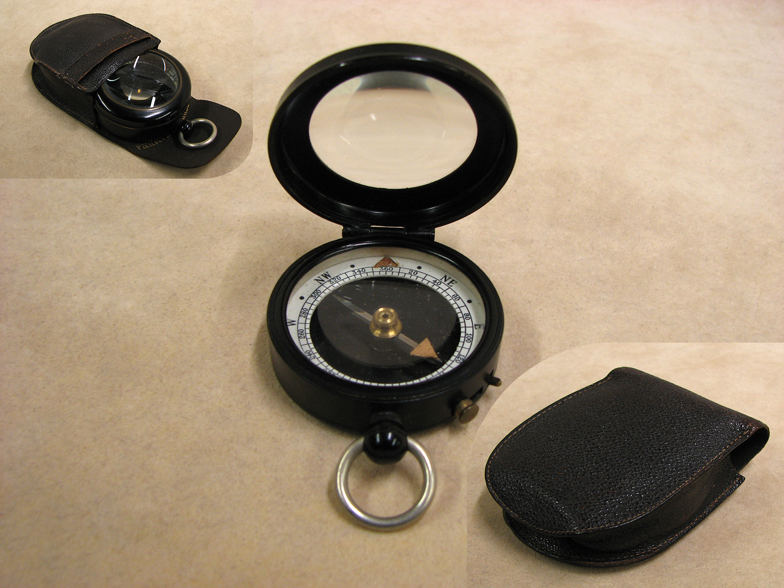Rare Negretti & Zambra 'Prospecting Compass' with Barker patent no 12777